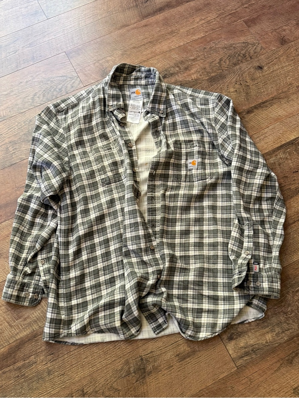 Carhartt Men’s FR Plaid Flannel Shirt